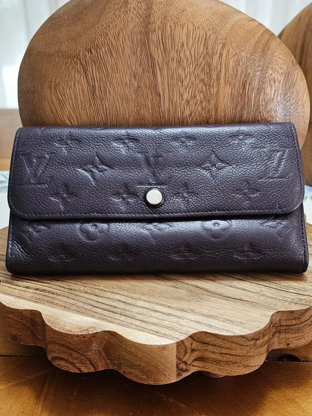 Louis Vuitton Aube Empreinte Virtuose Trifold Wallet